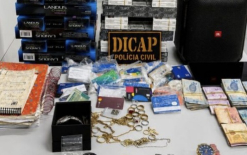 Operação da Polícia Civil prende suspeito de agiotagem e apreende cigarros contrabandeados em Timon