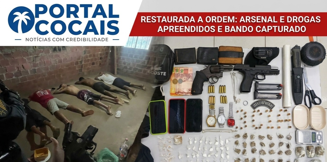 🚨 CASA ABANDONADA ERA “QG” DO CRIME.