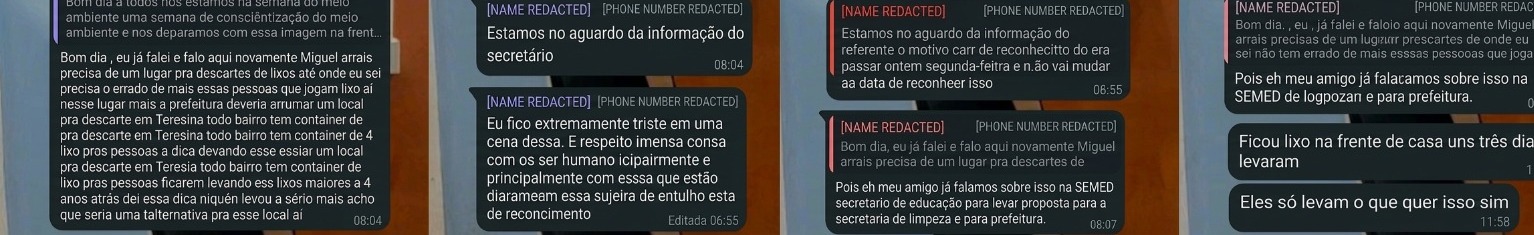 Crise na limpeza urbana: Bairro Miguel Arraes cobra respostas em Timon.