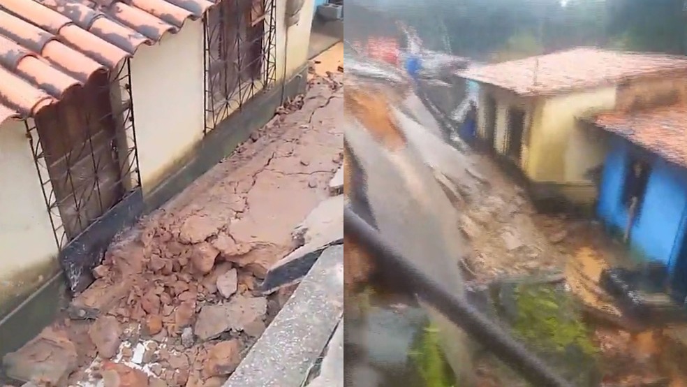 Rua cede após forte chuva e deixa moradores em alerta na região do Itaqui-Bacanga, em São Luís