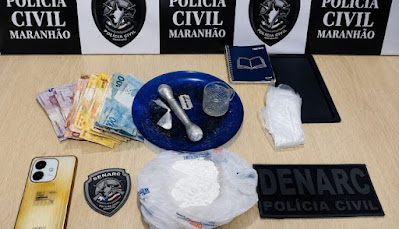 🚨 DENARC APREENDE COCAÍNA EM OPERAÇÃO EM TIMON.