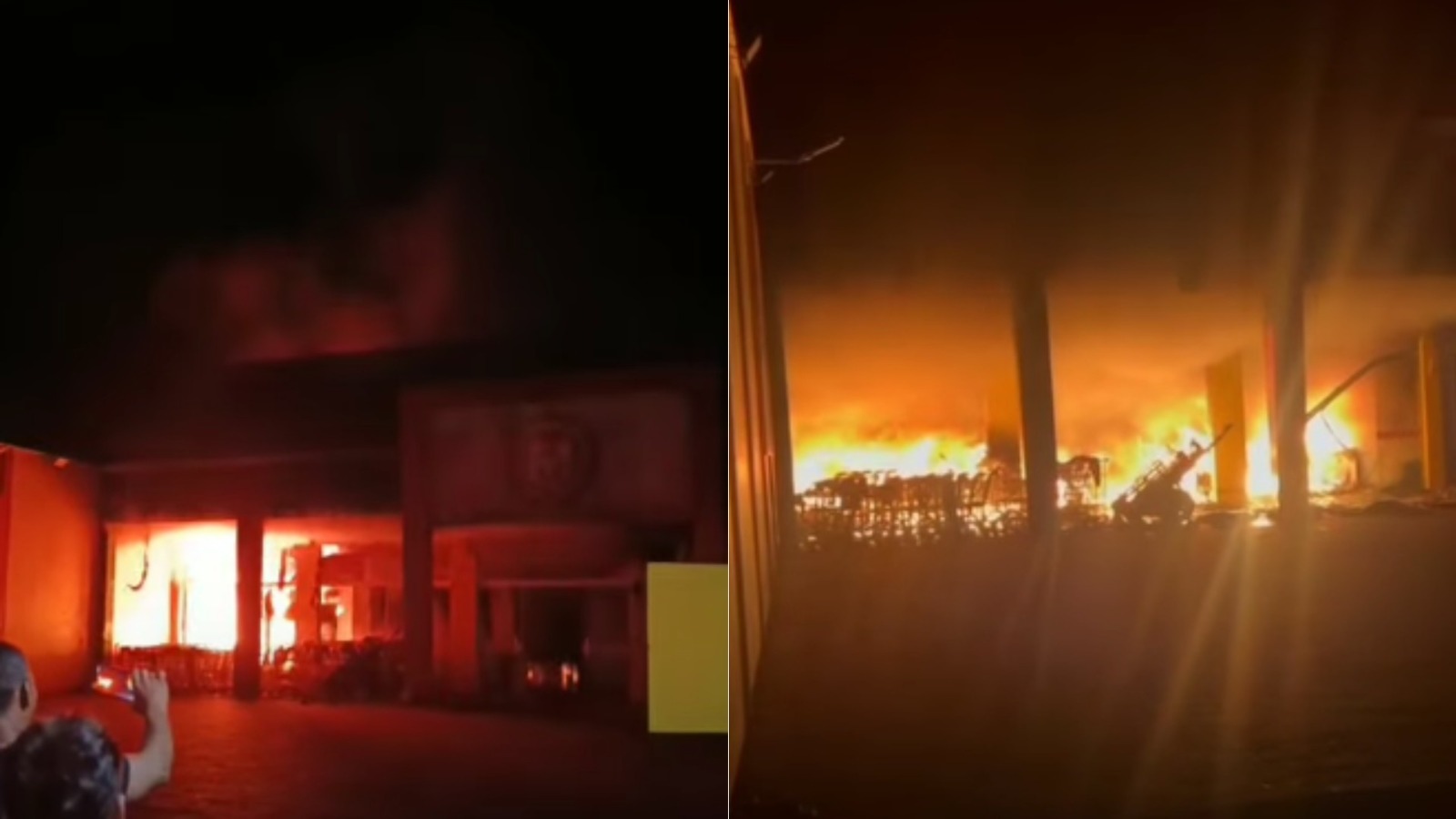 Incêndio Destrói Estrutura de Supermercado no Interior do Maranhão