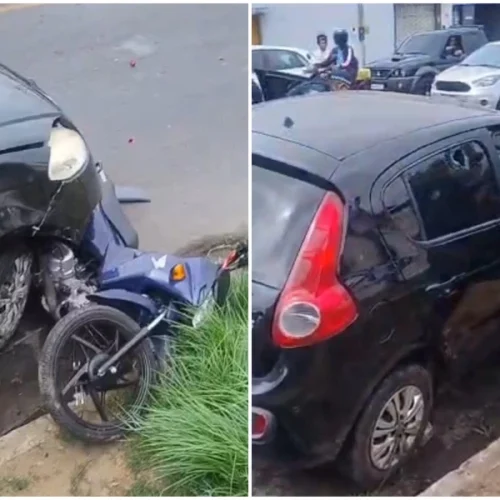 Sequência de Batidas em Teresina: Motorista Suspeito de Embriaguez Provoca Acidentes e É Contido Por Populares