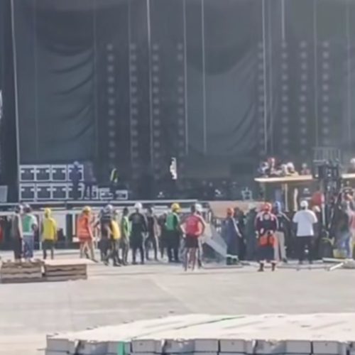 Nova perícia investiga morte de trabalhador durante montagem de palco para show de Shakira no Rio