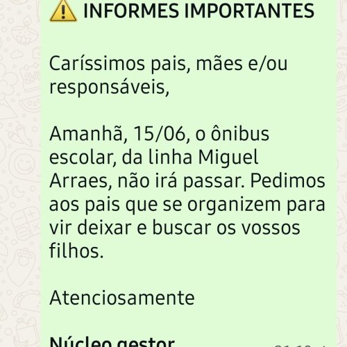 Falta de transporte escolar revolta pais e gera críticas sobre planejamento