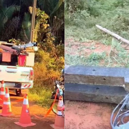 Descarga Elétrica Fatal Após Colisão Contra Poste Mobiliza Socorristas em Bacabal