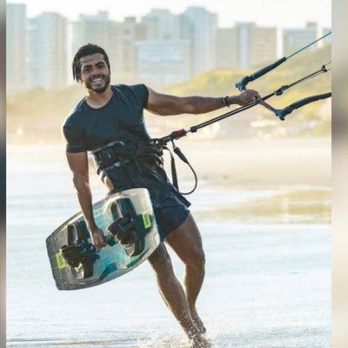 Praticante de Kitesurf Desaparece no Litoral da Capital Maranhense