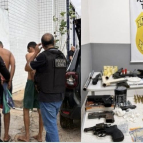 Dupla é presa ao se passar por policiais para praticar roubos e tráfico em Timon
