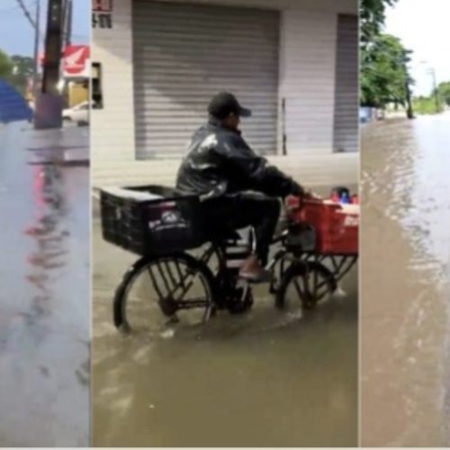 Temporal intenso provoca caos urbano e interdições em São Luís