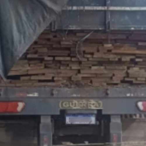 Caminhão com madeira ilegal é apreendido durante fiscalização na BR-230, no Maranhão