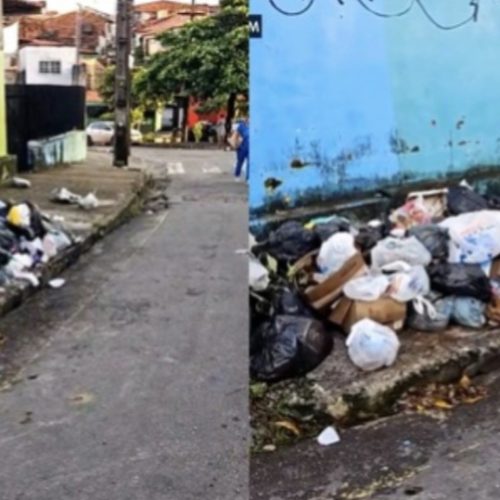 Moradores cobram solução para lixo acumulado em frente a unidade de saúde em São Luís