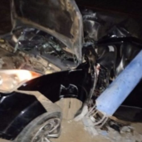 Colisão contra poste deixa motorista morto na BR-226, em Barra do Corda