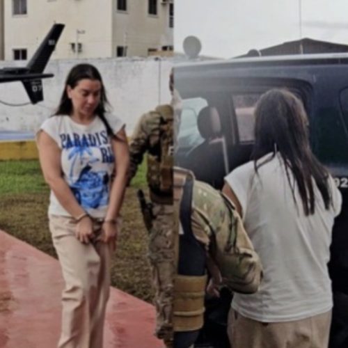 Empresária presa no Piauí chega algemada a São Luís após agressão contra doméstica grávida
