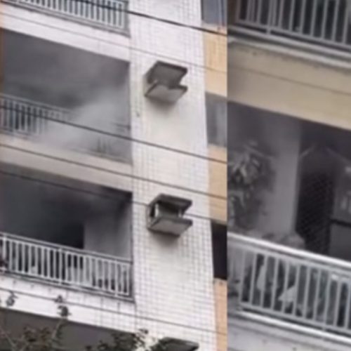 Apartamento pega fogo em condomínio residencial na área nobre de São Luís