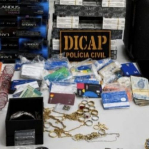 Operação da Polícia Civil prende suspeito de agiotagem e apreende cigarros contrabandeados em Timon