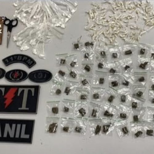 Polícia apreende drogas prontas para venda durante operação em Timon