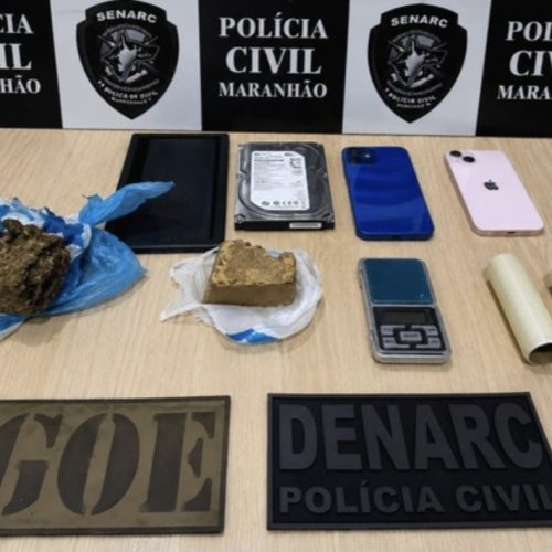 Operação policial prende casal suspeito de tráfico e recupera veículos roubados em Timon