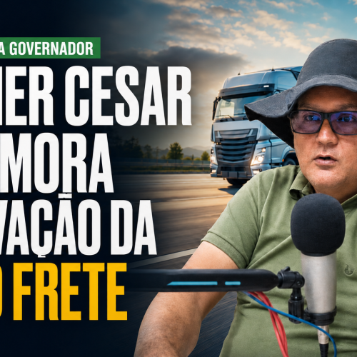 Caminhoneiro Wagner Cesar comemora aprovação da MP do Frete