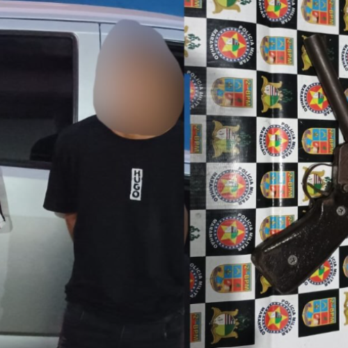 PM chega a tempo, frustra arrombamento e apreende dois adolescentes.