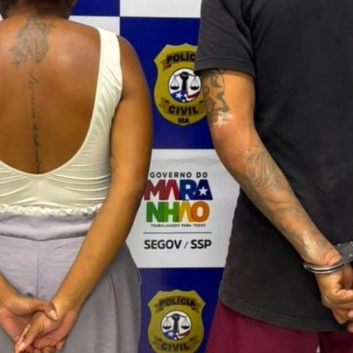 Casal é preso suspeito de envolvimento em homicídio em Aldeias Altas