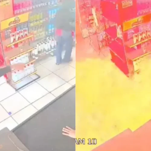 Ataque Incendiário: Criminosos Armados Invadem e Botam Fogo em Comércio em Pedreiras