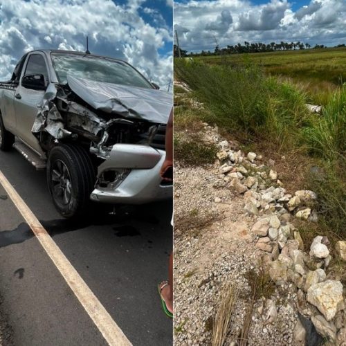 Tragédia na pista: cavaleiro fica ferido e animal morre após atropelamento por caminhonete no Maranhão
