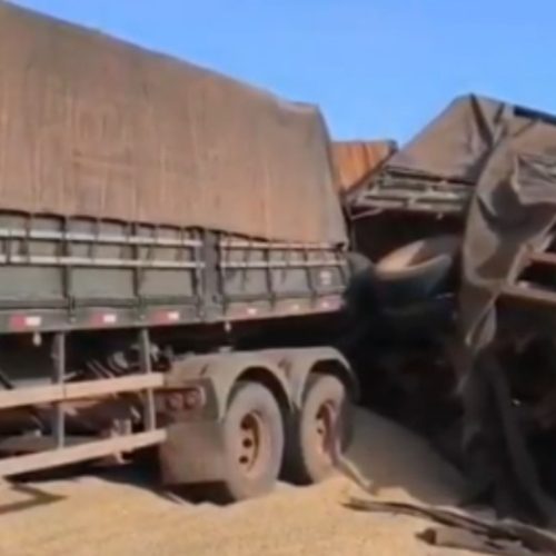 Duas mortes são registradas após grave acidente entre carretas na BR-230, no Maranhão