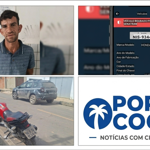 🚨 “DIA FÁCIL FOI ONTEM!”: POLÍCIA MILITAR PEGA ELEMENTO EM ATITUDE SUSPEITA E RECUPERA MOTO ROUBADA